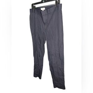 COS Navy Blue Side Colorblock Dress Pants Straight Leg office Career 34 EUR 50